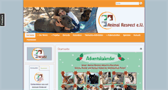 Desktop Screenshot of animal-respect.com